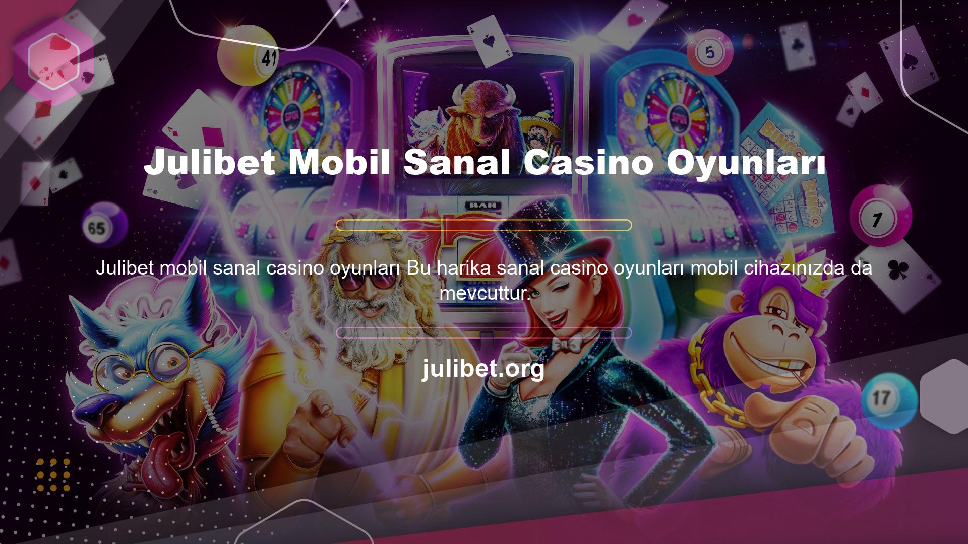 Julibet web sitesi, üyeleri mobil sistemleri etkin bir şekilde kullanmaları için desteklemekte ve teşvik etmektedir