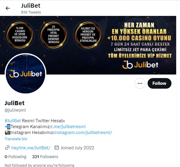Julibet Twitter